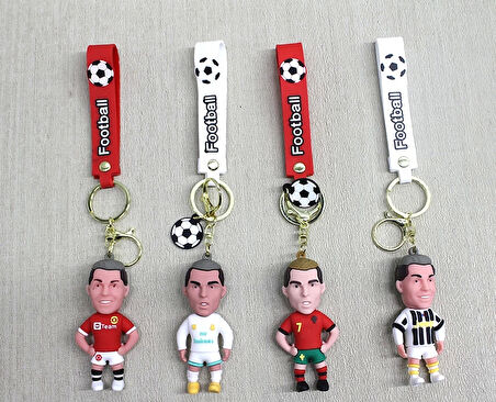 Ronaldo Silikon Anahtarlık