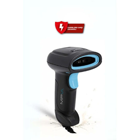 USB Kablolu 1D/2D Barkod &amp; Karekod Okuyucu