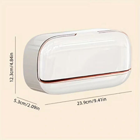 Kapaklı Ve Drenaj Bölmeli Duvara Monte Sabunluk