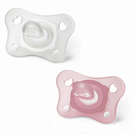 Chicco PhysioForma Mini Soft 2'li Emzik 0-2 Ay Kız