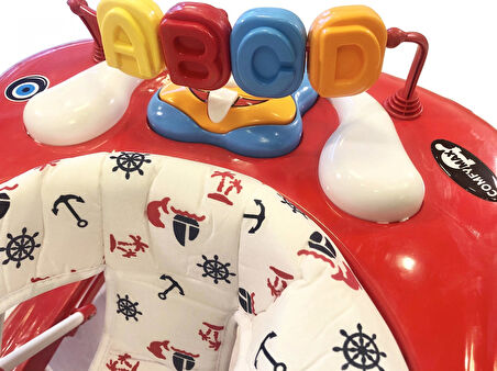 ComfyMax Oyuncaklı Müzikli Yükseklik Ayarlı Lux Yürüteç - Joy