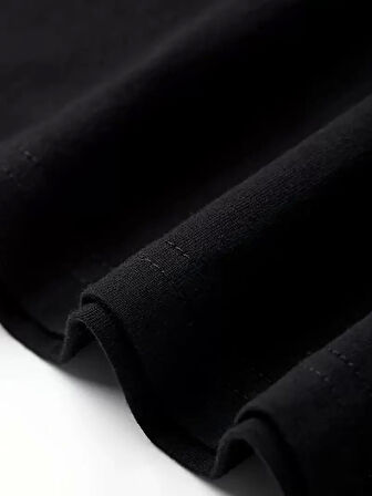 20/1 Penye Compack Özgür kuşlar Baskılı Baskılı Oversize Bisiklet Yaka T-shirt - Beyaz