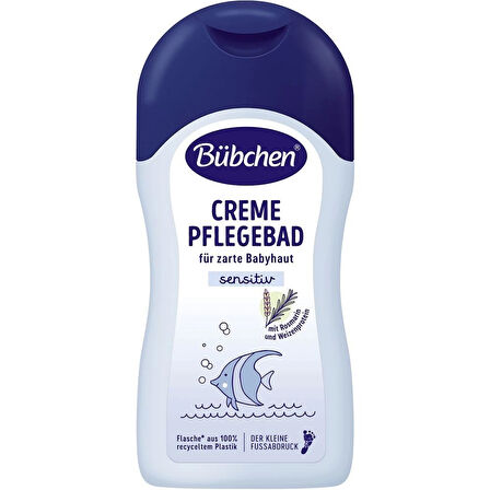 Bübchen Yenidoğan Hassas Ciltler için Göz Yakmayan Şampuan & Duş Kremi 400 ml
