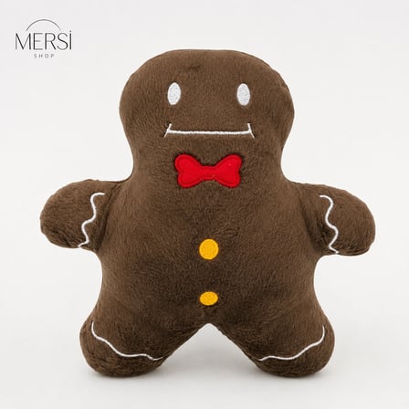 Kurabiye Adam Peluş Yastık Sevimli Dekoratif Yumuşak Oyuncak Çocuk Odası Peluşu