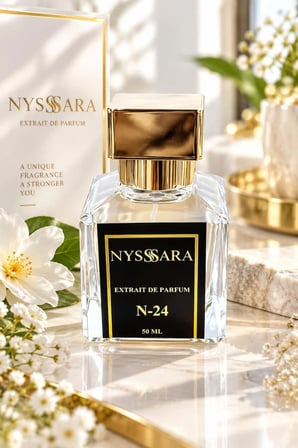 NYSSARA N-24 AFRO – Büyüleyici Amber & Şekerli Odunsu 50 ML KALICI Kadın Parfüm ✨%100 memnuniyet