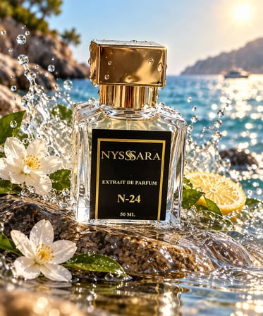 NYSSARA N-24 AFRO – Büyüleyici Amber & Şekerli Odunsu 50 ML KALICI Kadın Parfüm ✨%100 memnuniyet