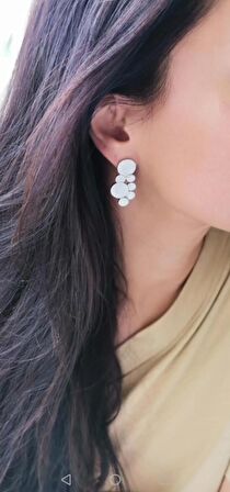 Natty Küpe Silver