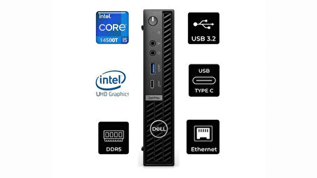 Dell Optiplex 7020MFF i5-14500T N012O7020MFFEMEA-096 96GB 1TB+1TB  W11Pro Mini Pc
