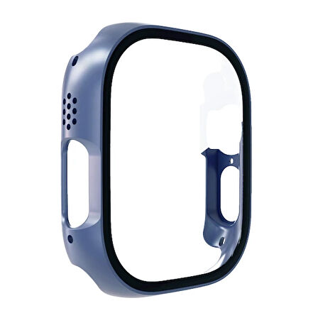 Ally Apple Uyumlu Watch Ultra 49mm İçin Hard PC Full Koruma Sert Armor Zırh Kılıf-(5775