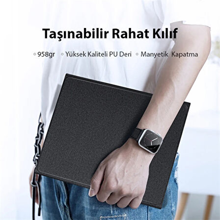 Dux Ducis iPad Pro 12.9 (2020/2021/2022) TK Series Kablosuz Bluetooth Klavye Touchpa