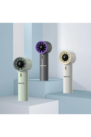 Bychie Okmore 5 Kademeli USB Şarjlı  Mini Fan- BEYAZ