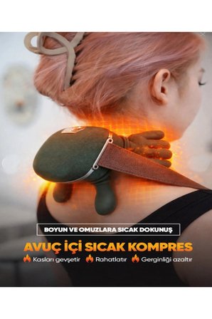 Laiser Isı Destekli Boyun Omuz ve Sırt,Derin Doku Masaj Cihazı 