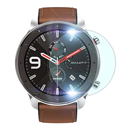 Amazfit GTR 47mm Tempered Cam Ekran Koruyucu-(5775)