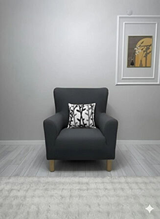 NeseliHome Bohem Jagarlı Kumaş Tüm Giydirme Koltuk Örtüsü 3-3-1-1