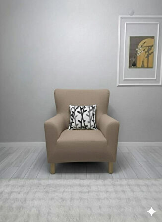 NeseliHome Bohem Jagarlı Kumaş Tüm Giydirme Koltuk Örtüsü 3-3-1-1