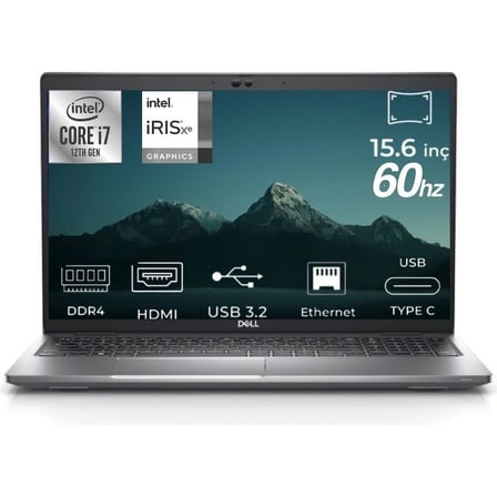Dell Latitude 5530 I7-1255U N212L553015EMEA-050 40GB 512GB Iris Xe Graphics W11PRO 15.6" Full Hd Notebook