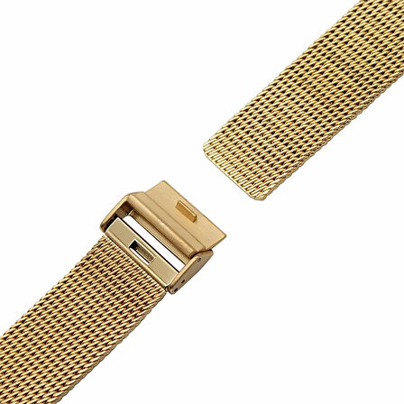 Xiaomi Uyumlu Miui Watch Akıllı Saat 18mm Akıllı Saat Çelik Toka Kayış Kordon-(5775)