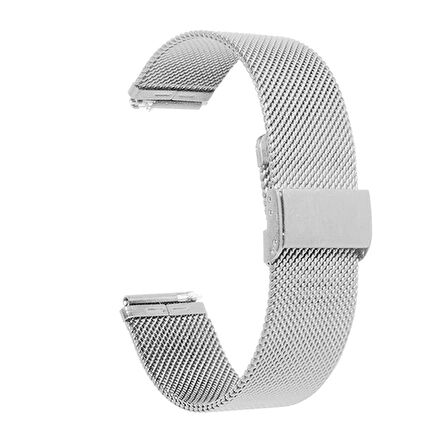 Xiaomi Uyumlu Miui Watch Akıllı Saat 18mm Akıllı Saat Çelik Toka Kayış Kordon-(5775)