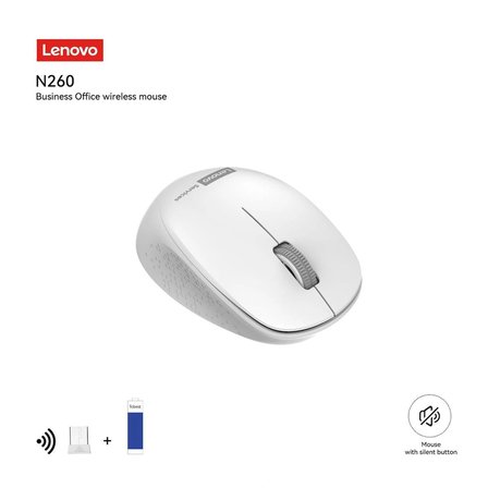 N260 Kablosuz Sessiz Mouse Beyaz 870042253