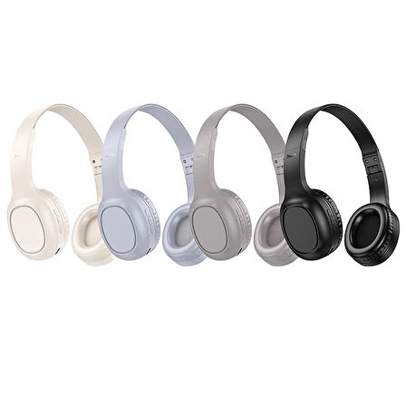 HOCO W46 Hi-Fi Yüksek Ses Bluetooth 5.3 Kablosuz Kulaküstü Kulaklık-(5775)