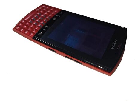 Nokia N303 Kasa Kapak Nokia N303 Kırmızı Renk Orta Kasa Ön Kapak Arka Kapak Tuş Takımı