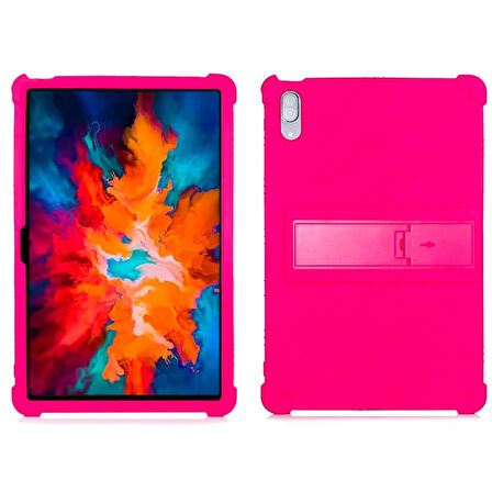 ALLY Lenovo Tab P11 Pro TB-J706 Standlı Silikon Kılıf Tablet Kılıfı-(5775)