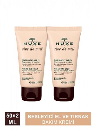 Nuxe Reve De Miel Creme Mains Et Ongles 2x50ml