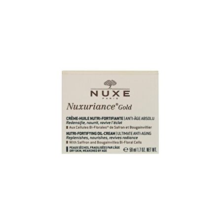 Nuxe Nuxuriance Gold Yaşlanma Karşıtı Hyalüronik Asit 30 Yaş + Gece-Gündüz Yüz Kremi 50 ml 