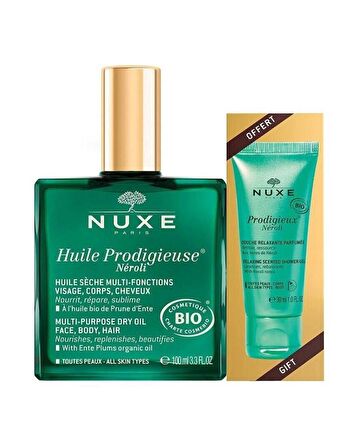 Nuxe Prodigieux Huile Neroli 100ml+ Shower Gel 30ml Set