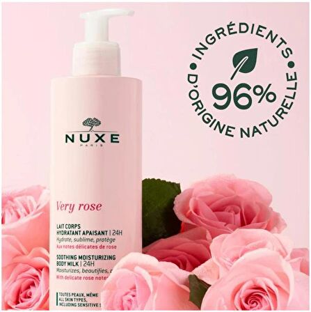 Nuxe Very Rose Soothing Moisturizing Body Milk 400 ml