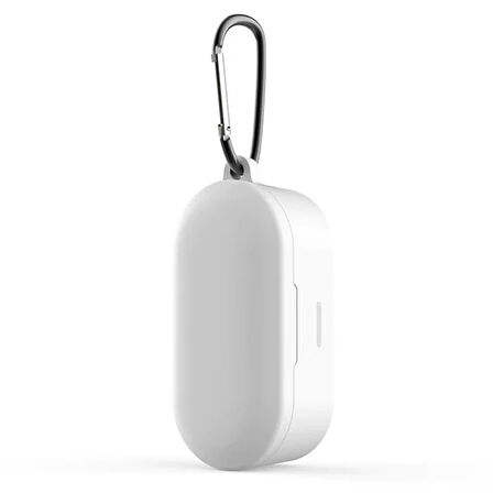 QCY T1S/T2C Bluetooth Kulaklık İçin Silikon Koruma Kılıf+ Anahtarlık-(5775)