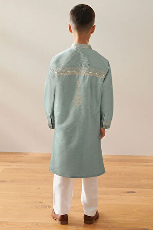 Pamuklu Adaçayı Kurta Pantolon Alt ÜSt Takım