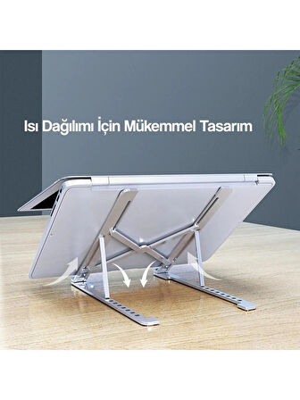 Concord N3 Alüminyum Ayarlı Laptop Macbook Notebook Yükseltici Tutucu Stand 