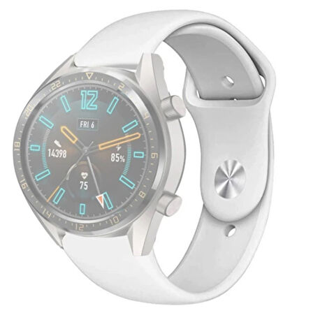 22MM Silikon Kayış Kordon Gear S3 Watch 4 -GT2 GT2E 46MM KayışKordon Watch Activ