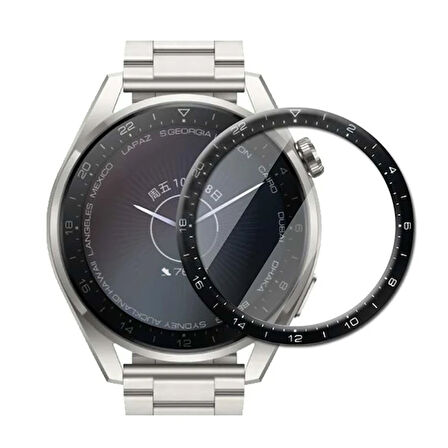 Huawei Watch 3 Pro 3D Full Kaplama Ekran Koruyucu PET+PMMA-(5775)