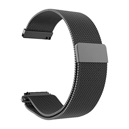 Mijobs Xiaomi Uyumlu Amazfit Bip Metal Milano Loop Kayış Kordon-(5775)