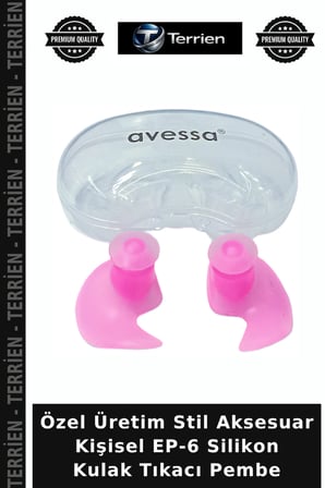 Özel Üretim Stil Aksesuar Kişisel EP-6 Silikon Kulak Tıkacı Pembe