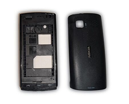 Nokia N500 Kasa Kapak Nokia N500 Siyah Renk Orta Kasa Ön Kapak Arka Kapak Tuş Takımı