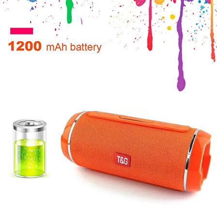 T&amp;G TG116 Su Geçirmez Kablosuz Wireless Bluetooth 5.0 Hoparlör Speaker-(5775)