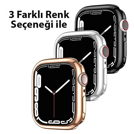 Dux Ducis Samo Series Apple Uyumlu Watch 41mm İçin Soft TPU Full Koruma Ultra İnce Siliko