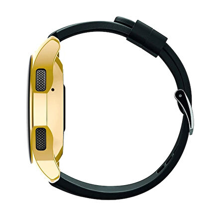 Ally Samsung Uyumlu Watch 46mm Lazer Kaplama Slim Silikon Bumber Kılıf-(5775)