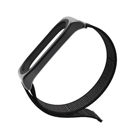 Mijobs Xiaomi Uyumlu Mi Band 4-3 Nylon Kayış Kordon-(5775)