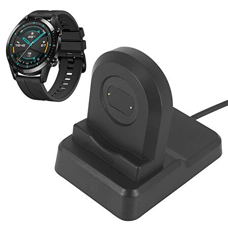 Huawei Watch GT- GT2 -GT2E Magic - Dream Şarj Kablosu Stand-(5775)