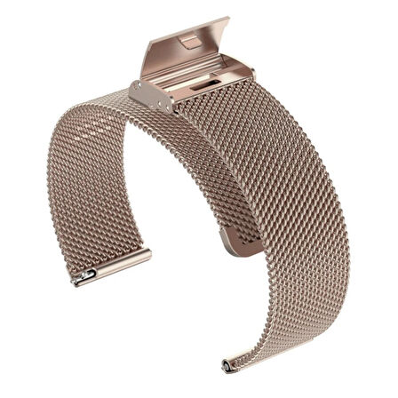 20mm Samsung Uyumlu Watch Huawei Watch Kayış Kordon Milano Metal Klasik Kopça-(5775)