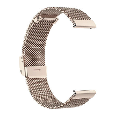 20mm Samsung Uyumlu Watch Huawei Watch Kayış Kordon Milano Metal Klasik Kopça-(5775)