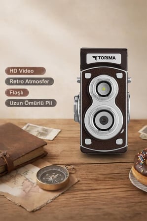 Özel Seri Hobi Küçük Mini Retro Dijital Fotoğraf Makinesi CMR44 1080P