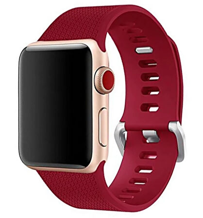 Ally Apple Uyumlu Watch 7-8 41mm 6-5-4 40mm Sport Soft Silikon Kayış Watchbelt 3-2-1 38mm