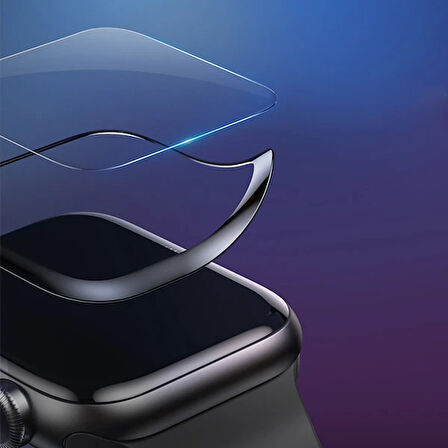 Baseus Apple Uyumlu Watch 42mm 3D Kavisli Tempered Kırılmaz Cam Koruyucu-(5775)