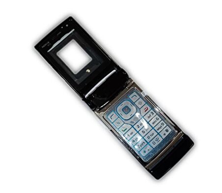 Nokia N76 Kasa Kapak Nokia N76 Siyah Renk Orta Kasa Ön Kapak Arka Kapak Tuş Takımı