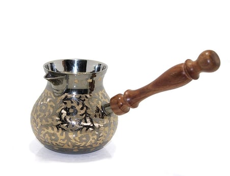 Özel Üretim Mutfak Gereci Sunum Ekipmanı Kahve Ürünü Pirinç Cezve 5'' İnc